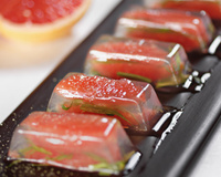 Gelée de pamplemousse rose, estragon et poivre de Sichuan