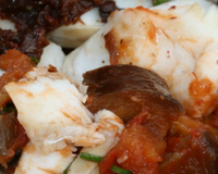 Cassolette de sébaste aux légumes confits