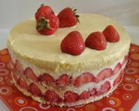 Cette recette n'est certes pas très originale mais c'est ma façon préférée de déguster des fraises ! Ce gâteau sublime…