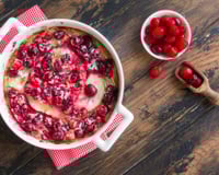 Clafoutis aux cranberries fraîches au thermomix