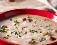 Velouté de champignons de Paris