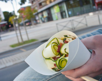 Salade de courgettes croquantes aux saveurs d'Italie