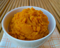 Purée de patates douces