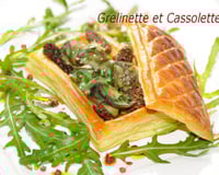 Croustades d'escargots aux morilles et à l'Epoisses