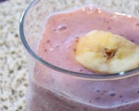 Smoothie fruits rouges/banane
