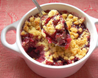 Crumble aux fruits rouges maison