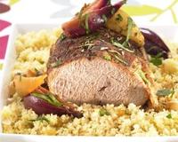 Un rôti de veau accompagné de délicieuses épices.
