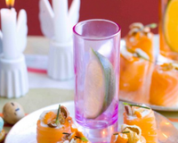 Maki de saumon fumé croustillant