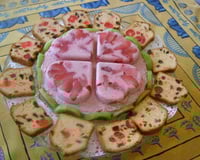 Bavarois aux  fraises