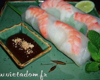 Rouleaux de printemps à la crevette façon saïgonnaise