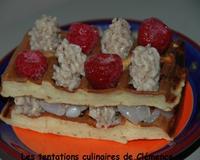 Un millefeuille aux parfums d'Ispahan... Original et étonnant pour les papilles...