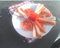 Salade de tomate au surimi
