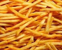 Frites au four maison peu grasses