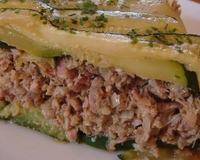 Charlotte d'agneau aux courgettes