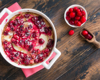 Clafoutis aux cranberries au thermomix