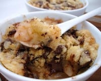Crumble de poires au chocolat