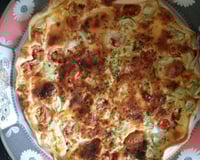 Quiche au saumon La Vache qui Rit