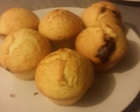 Muffins (cœur Nutella) maison