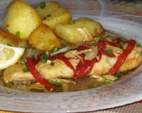 Filet de merlu à l'espagnole
