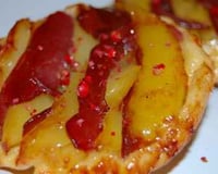 Mini tatin à la mangue et magret de canard