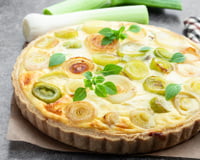 Quiche aux poireaux
