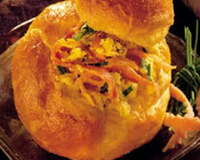 Brioche surprise au jambon cuit