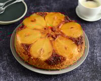 Gâteau renversé aux poires