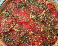 Tarte à la tomate et St-Marcellin à la provençale