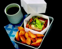 Cabillaud et petits légumes en papillote origami