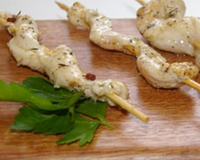 Brochettes de poulet mariné façon créole