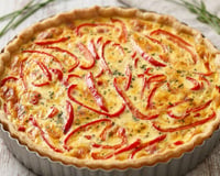 Quiche Poivron-Lardon