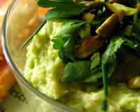 Un guacamole spécial enfant qui ne contient pas de piment.