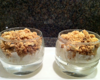 Crumbles au roquefort et aux poires