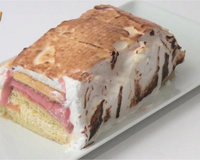 Bûche glacée façon omelette Norvégienne