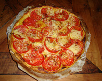 Tarte tomates-fromage vite fait, bien fait !