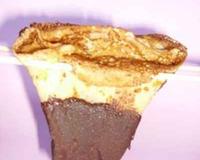 Aumônières de crêpes garnies de ganache chocolat et de griottes