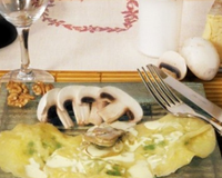 Raviolis farcis à la tomme de Savoie et aux épinards