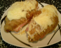 Croissant jambon fromage