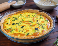 Tarte salée aux légumes de printemps