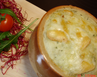 Une recette réalisée avec des restes et surtout en un temps record ;)