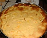 Tarte aux nectarine et pâte d'amande