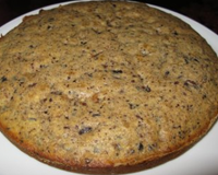 Gâteau noix, amandes et chocolat