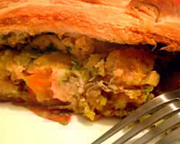 Feuilletés aux poisson et aux légumes