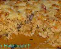 Gratin de pâtes aux légumes