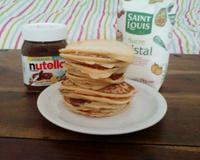 De bons pancakes sucré pour 2 personnes.