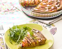 Tarte provençale en spirale 'Courgette, Aubergine, Poivron & Carotte'