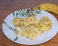 Omelette aux bananes
