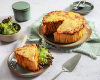 Gâteau de rigatoni à la bolognaise
