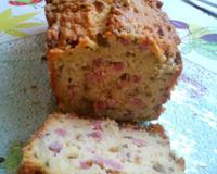 Cake aux olives et lardons