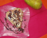 Poire au chocolat au lait